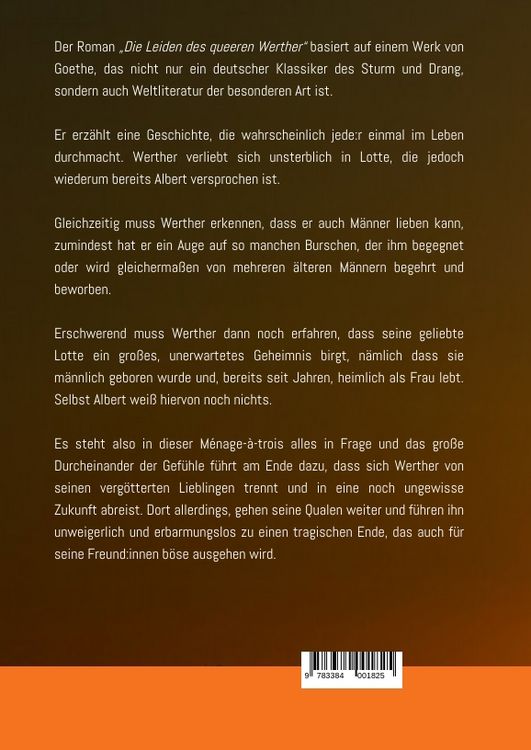 Produktbild: Die Leiden des queeren Werther