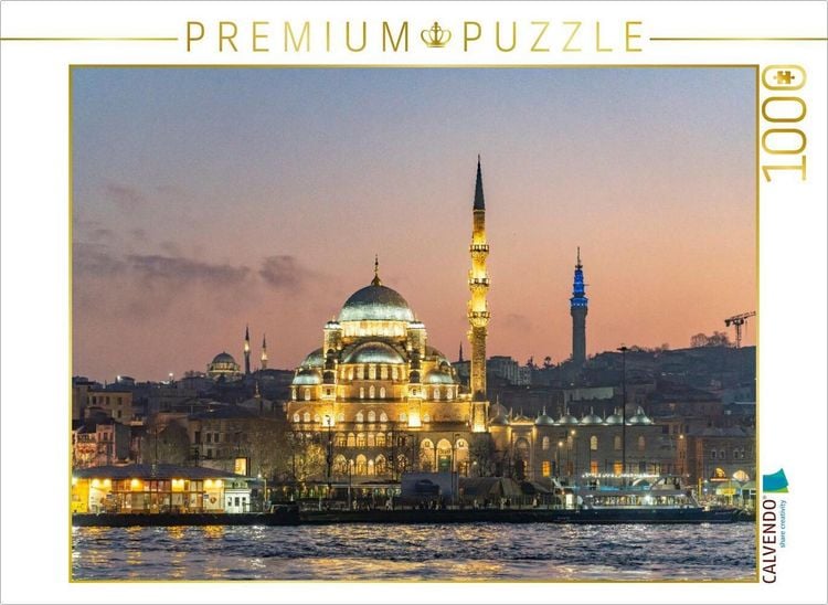 Produktbild: CALVENDO Puzzle Die Neue Moschee Istanbul | 1000 Teile Lege-Gr&ouml;&szlig;e 64x48cm Foto-Puzzle f&uuml;r gl&uuml;ckliche Stunden
