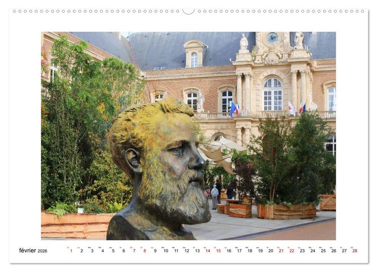 Produktbild: Amiens - Capitale de la Somme (Calendrier mural 2026 DIN A2 vertical), CALVENDO calendrier mensuel