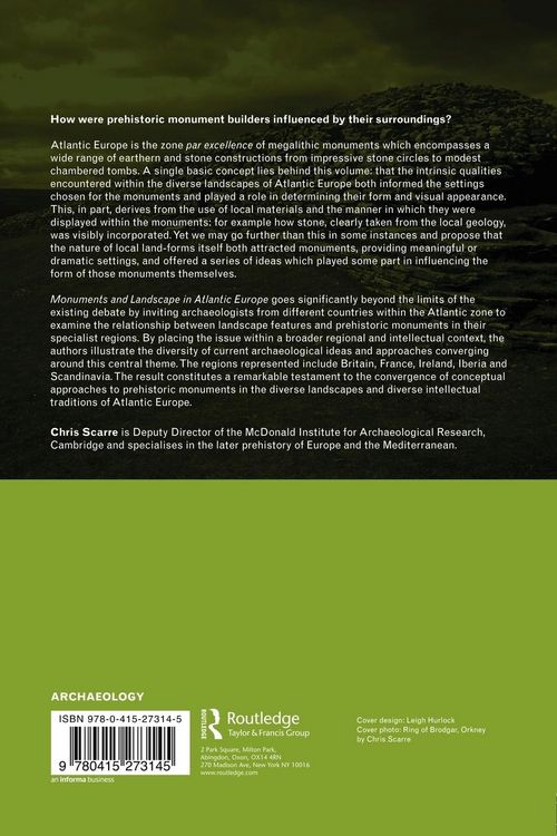 Produktbild: Monuments and Landscape in Atlantic Europe