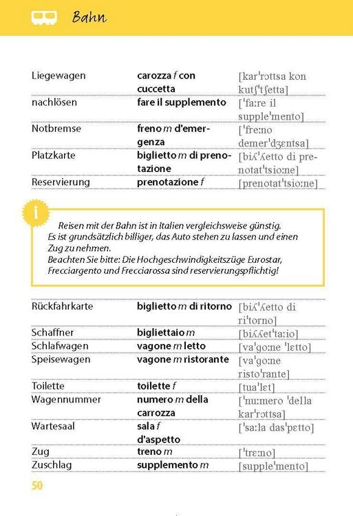 Produktbild: Sprachf&uuml;hrer Italienisch f&uuml;r die Reise