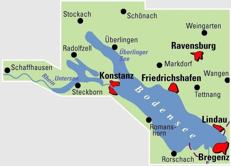 Produktbild: ADFC-Regionalkarte Bodensee, 1:50.000, rei&szlig;- und wetterfest, mit kostenlosem GPS-Download der Touren via BVA-website oder Karten-App