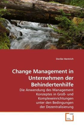 Produktbild: Hentrich, D: Change Management in Unternehmen der Behinderte