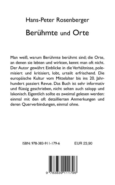 Produktbild: Ber&uuml;hmte und Orte