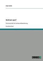 Produktbild: Quid pro quo?