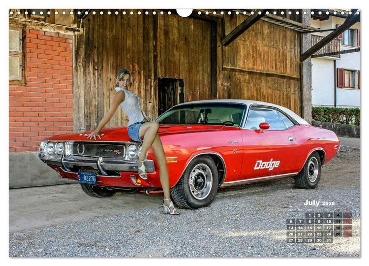 Produktbild: Girls and Cars (Wall Calendar 2026 DIN A3 landscape), CALVENDO 12 Month Wall Calendar