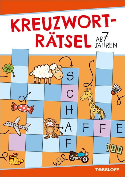 Kreuzwortrtsel ab 7 Jahren (Rot/Schaf)" online kaufen
