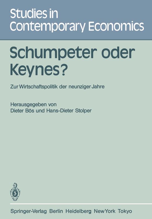 Produktbild: Schumpeter oder Keynes?