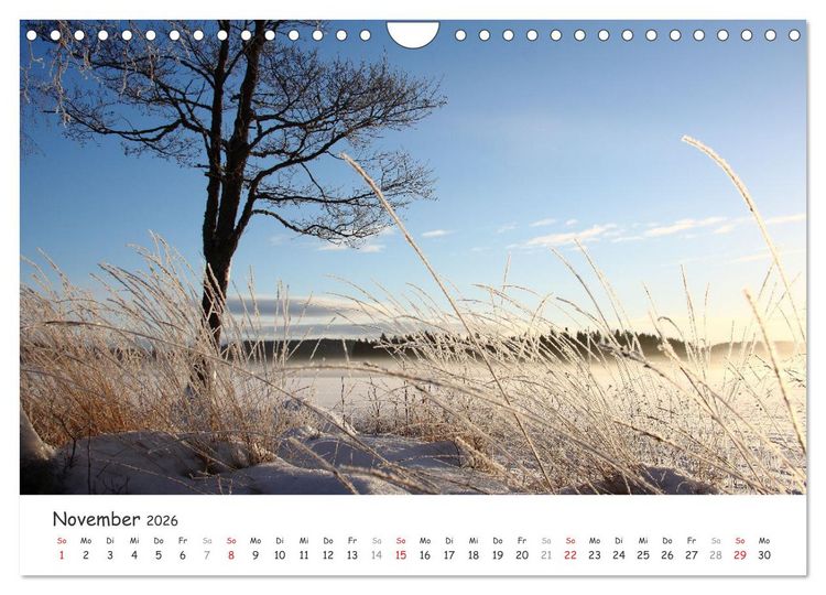 Produktbild: Schwedische Sehnsuchtsorte (Wandkalender 2026 DIN A4 quer), CALVENDO Monatskalender