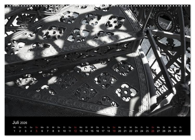Produktbild: Der Gusseiserne Turm zu L&ouml;bau (hochwertiger Premium Wandkalender 2026 DIN A2 quer), Kunstdruck in Hochglanz