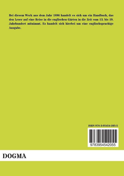 Produktbild: A History of Gardening in England