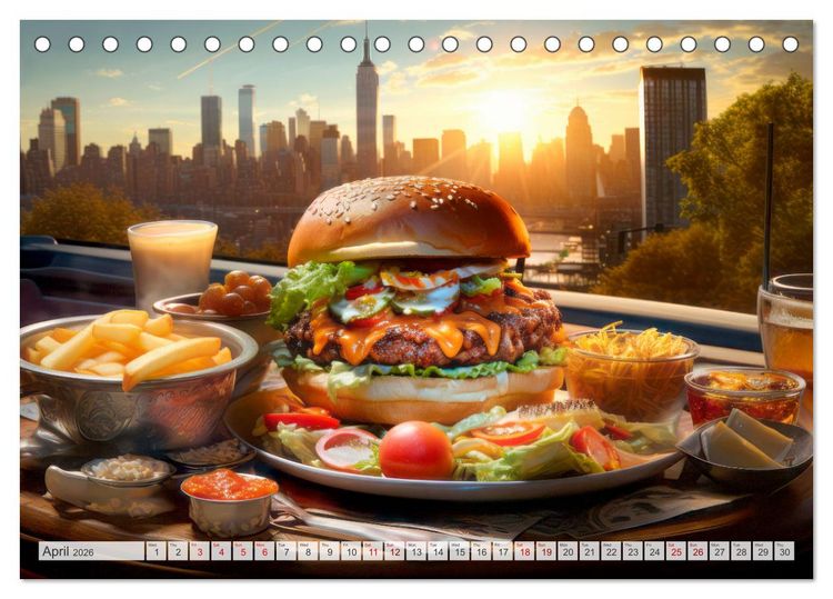 Produktbild: STREET FOOD Impressions around the world (Desk Calendar 2026 DIN A5 landscape), CALVENDO 12 Month DeskCalendar