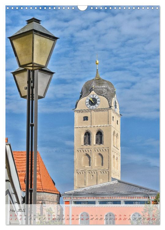 Produktbild: Gr&uuml;&szlig;e aus der Herzogstadt Erding (Wandkalender 2026 DIN A3 hoch), CALVENDO Monatskalender