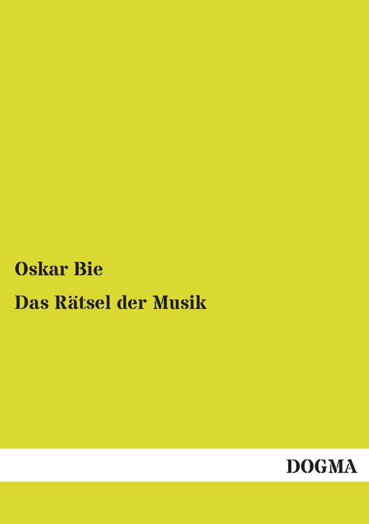 Produktbild: Das R&auml;tsel der Musik