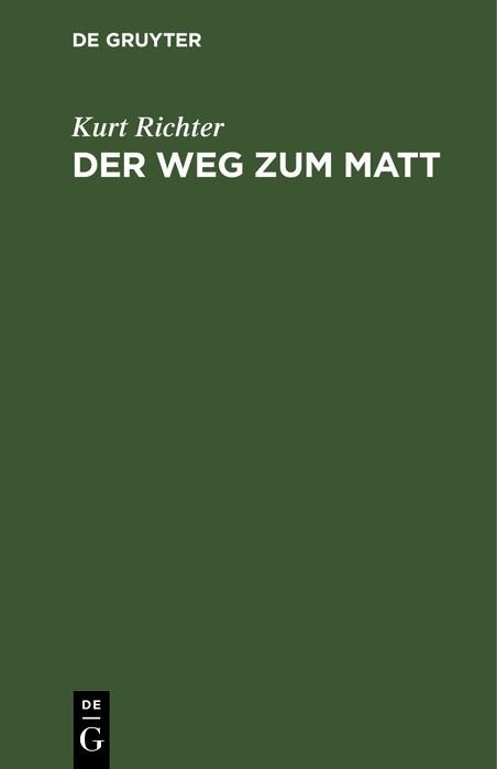 Produktbild: Der Weg zum Matt