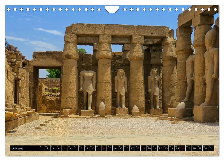 Produktbild: Zwischen Luxor und Qena - antikes &Auml;gypten am Nil (Wandkalender 2026 DIN A4 quer), CALVENDO Monatskalender