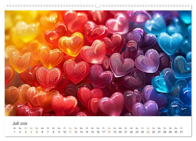 Produktbild: Farben des Moments (hochwertiger Premium Wandkalender 2026 DIN A2 quer), Kunstdruck in Hochglanz