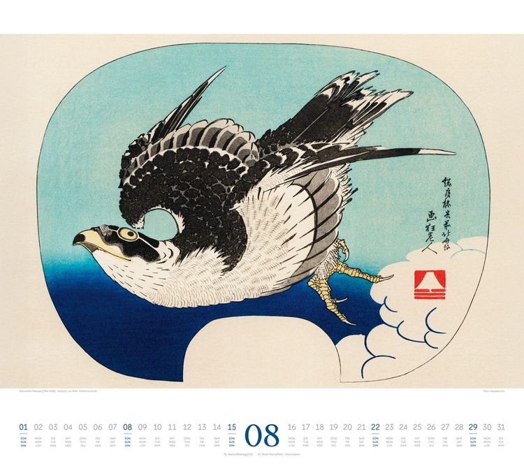 Produktbild: Hokusai Kalender 2027 | Hiroshige, Kuniyoshi, Kunisada