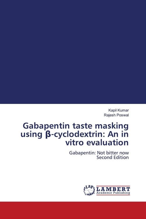 Produktbild: Gabapentin taste masking using &iquest;-cyclodextrin: An in vitro evaluation