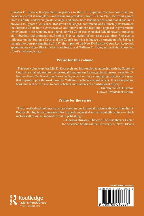 Produktbild: Franklin D. Roosevelt and the Transformation of the Supreme Court