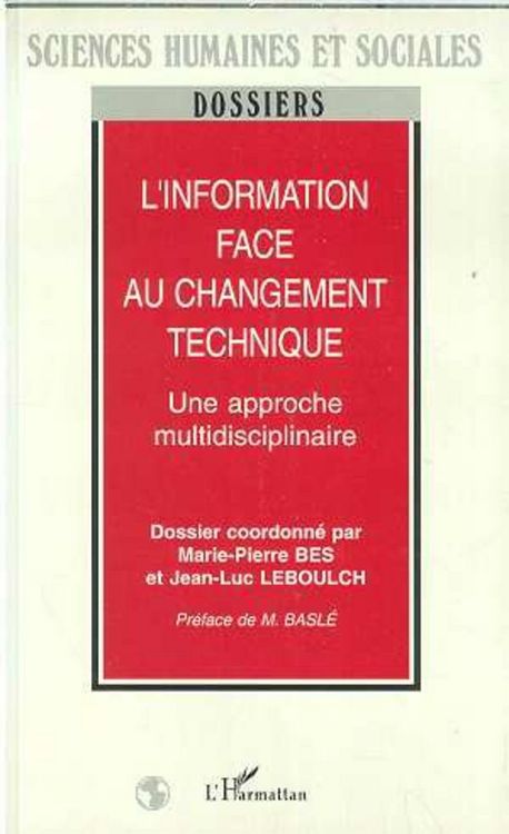 Produktbild: L'information face au changement technique