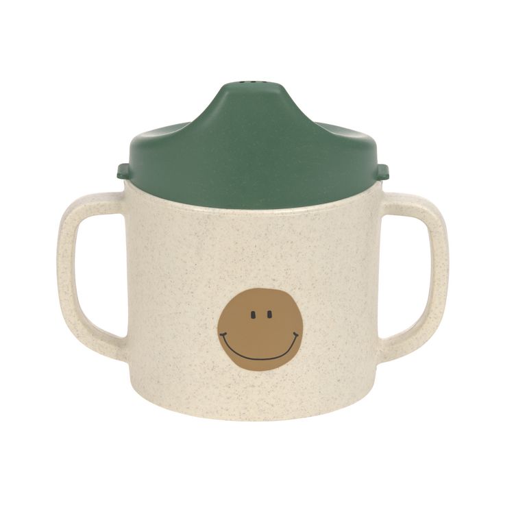 Produktbild: Sippy Cup PP/Cellulose Happy Rascals Smile green