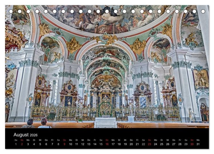 Produktbild: Von Schaffhausen zum S&auml;ntis (Tischkalender 2026 DIN A5 quer), CALVENDO Monatskalender