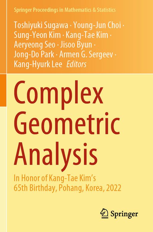 Produktbild: Complex Geometric Analysis