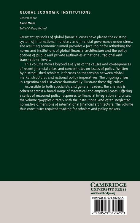 Produktbild: International Financial Governance under Stress