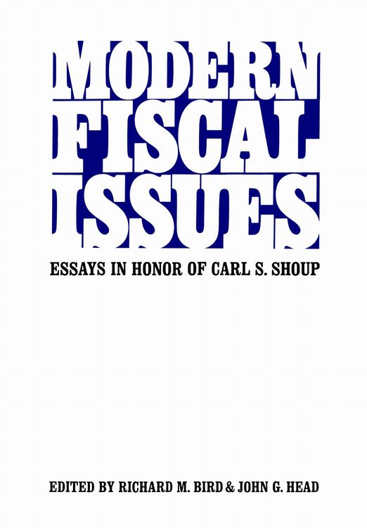 Produktbild: Modern Fiscal Issues