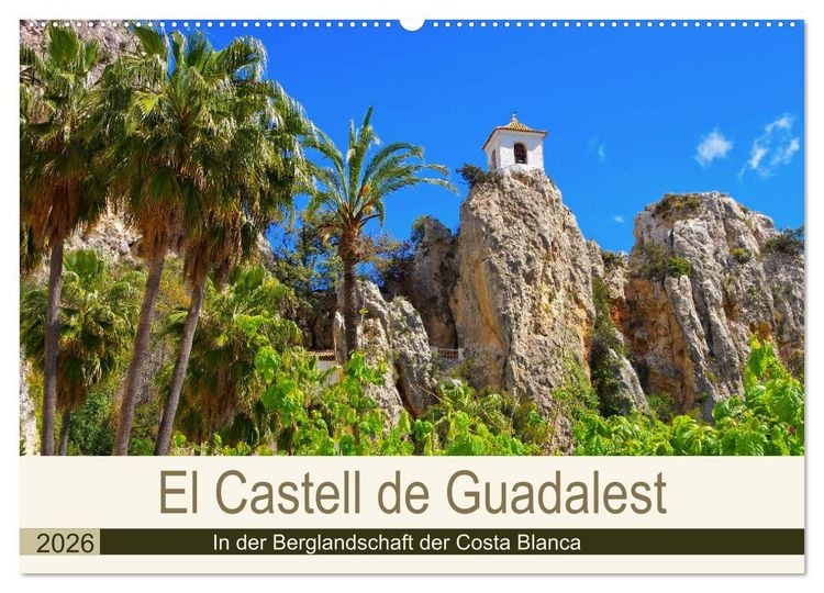 Produktbild: El Castell de Guadalest - In der Berglandschaft der Costa Blanca (Wandkalender 2026 DIN A2 quer), CALVENDO Monatskalender