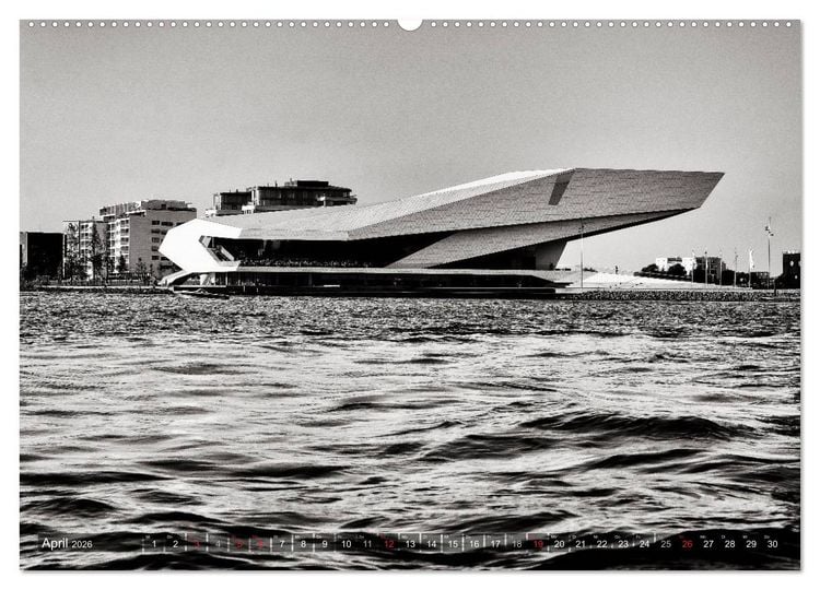 Produktbild: Ein Blick auf Amsterdam (hochwertiger Premium Wandkalender 2026 DIN A2 quer), Kunstdruck in Hochglanz