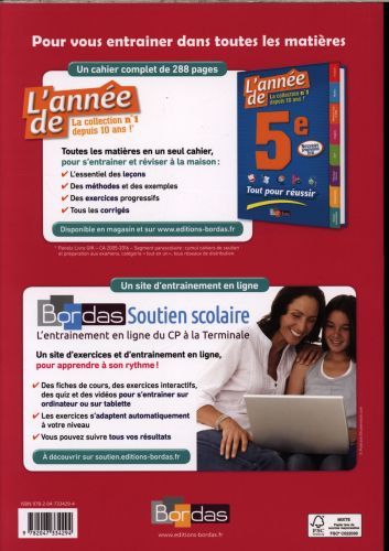 Produktbild: Mon cahier de lecture et d'&eacute;criture, fran&ccedil;ais 5e