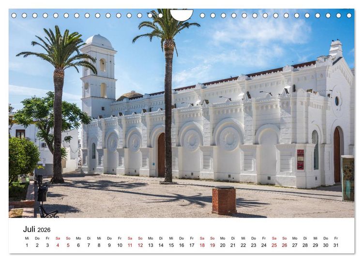 Produktbild: Conil de la Frontera - Ein traumhaftes andalusisches Dorf am Atlantik (Wandkalender 2026 DIN A4 quer), CALVENDO Monatskalender