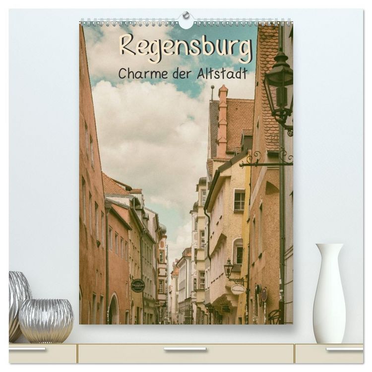 Produktbild: Regensburg - Charme der Altstadt (hochwertiger Premium Wandkalender 2026 DIN A2 hoch), Kunstdruck in Hochglanz