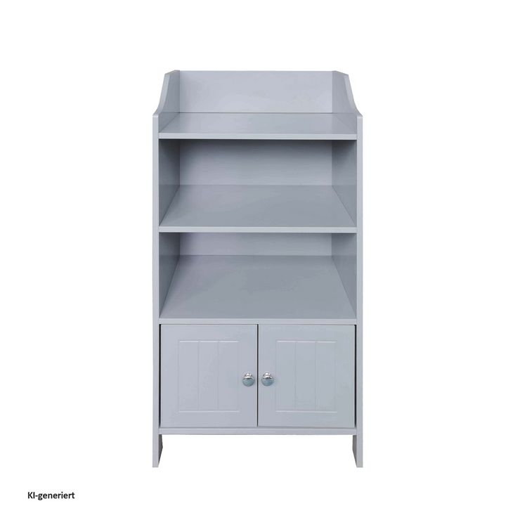 Produktbild: HTI-Living Badezimmerschrank mit Ablagen und T&uuml;ren Grau 41 x 85,5 x 36,5 cm