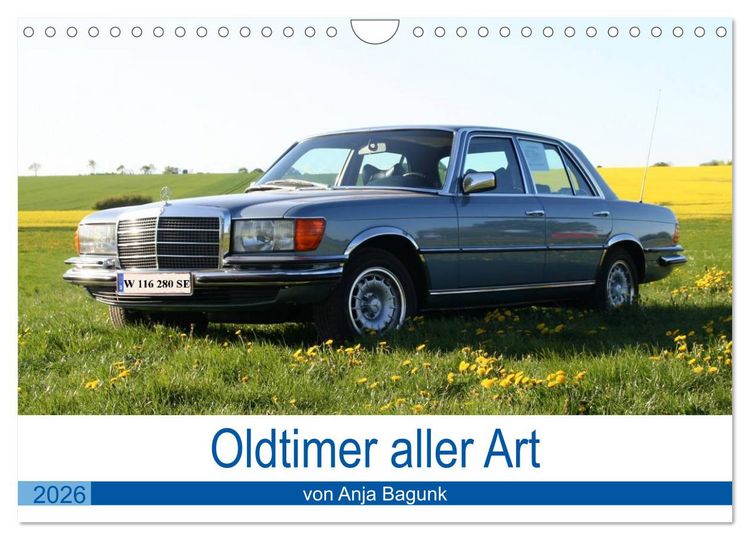 Produktbild: Oldtimer aller Art (Wandkalender 2026 DIN A4 quer), CALVENDO Monatskalender