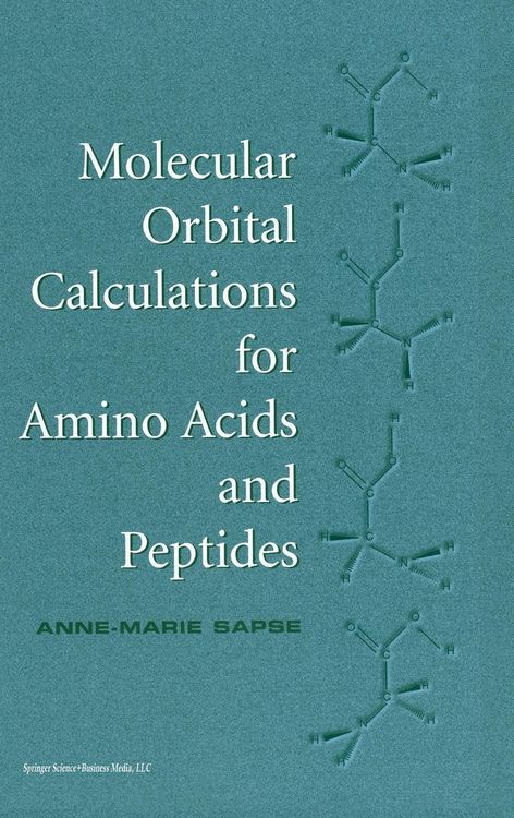 Produktbild: Molecular Orbital Calculations for Amino Acids and Peptides