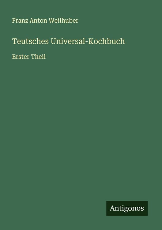 Produktbild: Teutsches Universal-Kochbuch