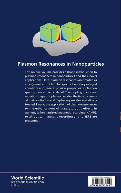 Produktbild: Plasmon Resonances in Nanoparticles