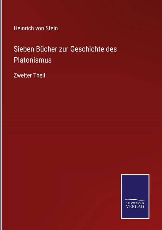 Produktbild: Sieben B&uuml;cher zur Geschichte des Platonismus