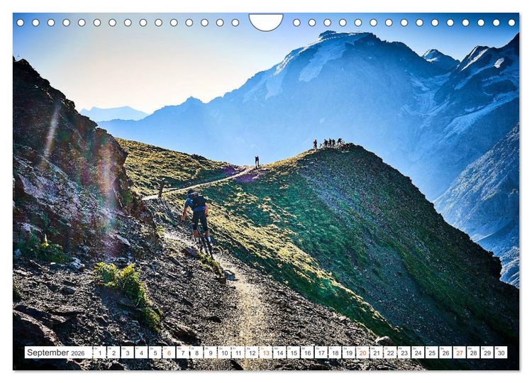 Produktbild: Wege durch die Alpen (Wandkalender 2026 DIN A4 quer), CALVENDO Monatskalender