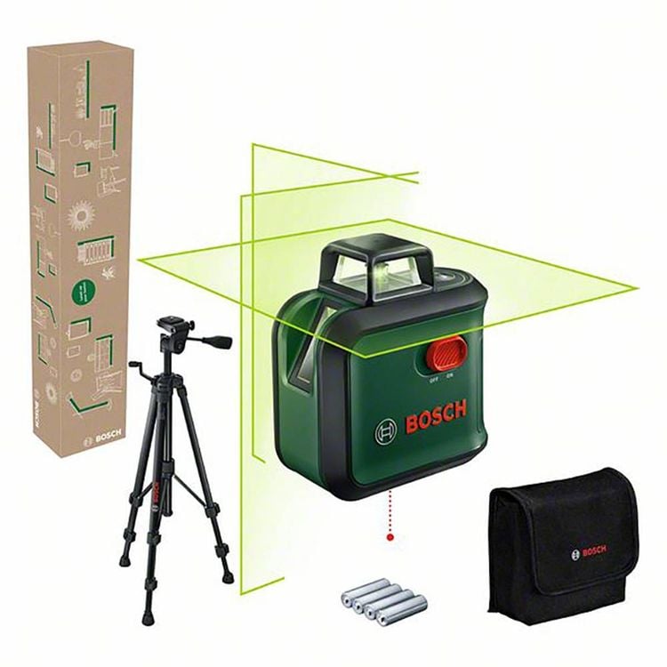 Bild vom Artikel Bosch Home and Garden AdvancedLevel 360 Set Kreuzlinienlaser Reichweite (max.): 12m vom Autor 