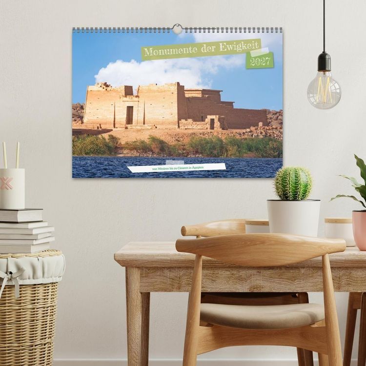 Produktbild: Monumente der Ewigkeit - von Wesiren bis zu C&auml;saren in &Auml;gypten (Wandkalender 2027 DIN A3 quer), CALVENDO Monatskalender