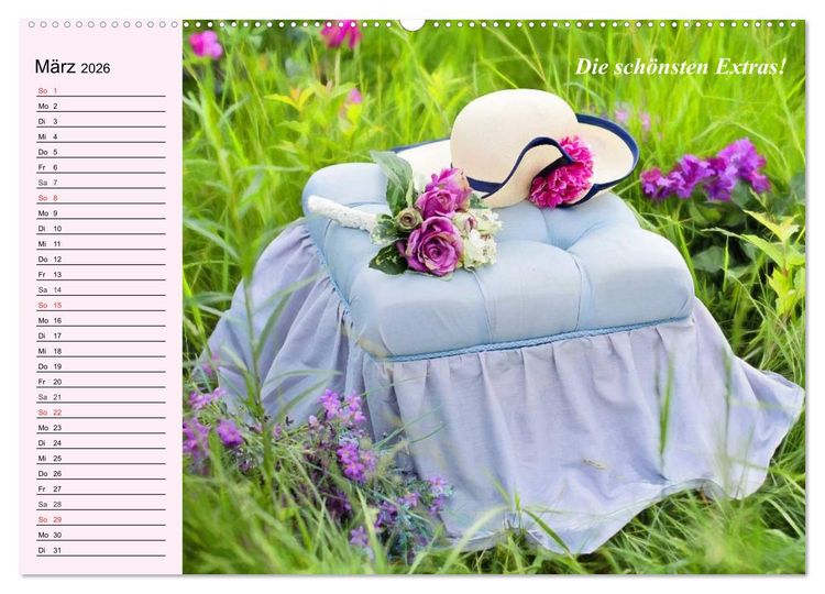 Produktbild: Der Freundinnen-Kalender. Was ich mir f&uuml;r dich w&uuml;nsche! (hochwertiger Premium Wandkalender 2026 DIN A2 quer), Kunstdruck in Hochglanz