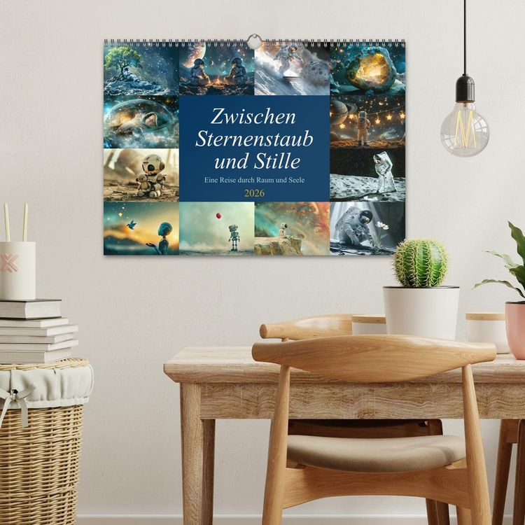 Produktbild: Zwischen Sternenstaub und Stille (Wandkalender 2026 DIN A3 quer), CALVENDO Monatskalender