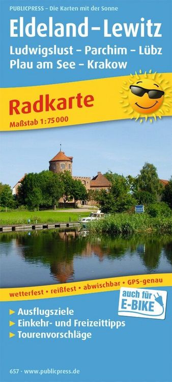 Produktbild: Radwanderkarte Eldeland - Lewitz 1 : 75 000