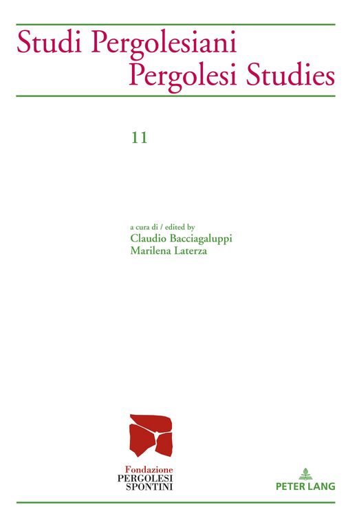 Produktbild: Studi Pergolesiani- Pergolesi Studies