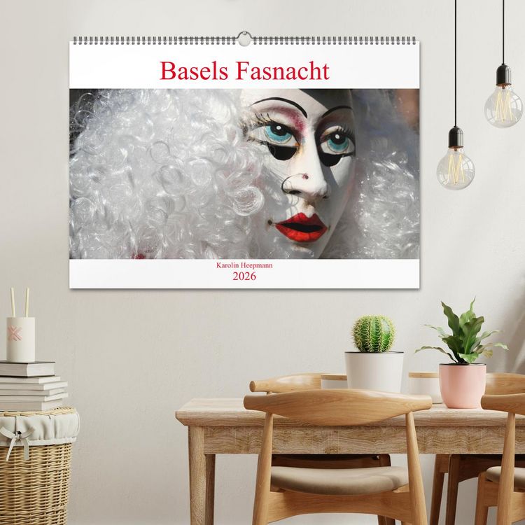 Produktbild: Basels Fasnacht (Wandkalender 2026 DIN A2 quer), CALVENDO Monatskalender