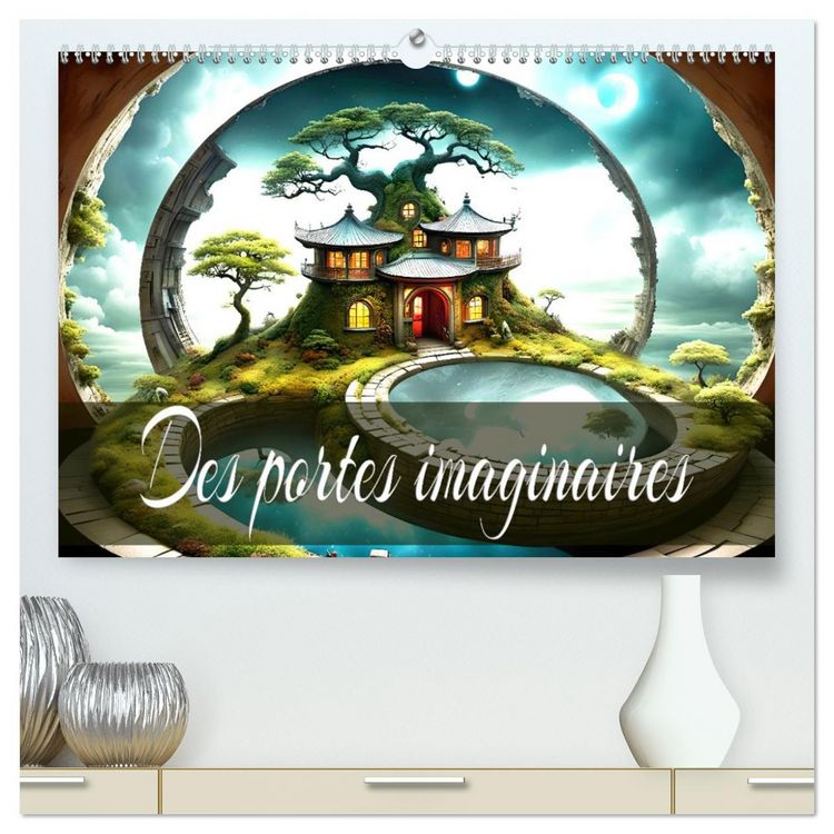 Produktbild: Des Portes imaginaires (Calendrier mural 2026 DIN A2 vertical) calendrier de bureau